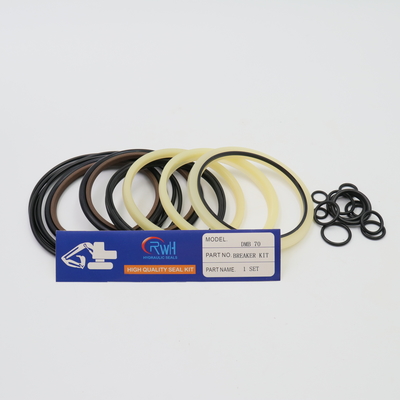 Equipo hidráulico material del triturador de la roca de Kit For Damo DMB 70 del sello del martillo de PTFE