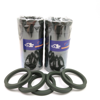 Material resistente de la PU de Rod Seals Hydraulic Green Color del pistón del aceite