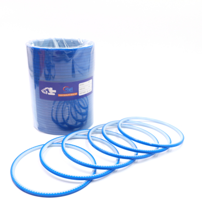 Excavador hidráulico de la correa eslabonada de Rod Seal Blue White For del pistón de la PU
