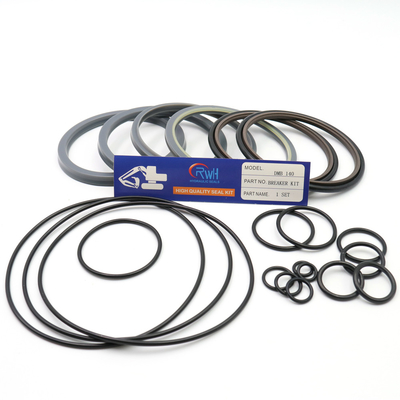 Material de Seal Kit PTFE del excavador del triturador de la roca de Daemo para DMB 140