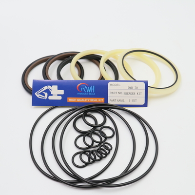 Equipo hidráulico material del triturador de la roca de Kit For Damo DMB 70 del sello del martillo de PTFE