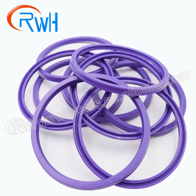 Color púrpura de la IDI de Rod Seal del tamaño estándar del material hidráulico de la PU