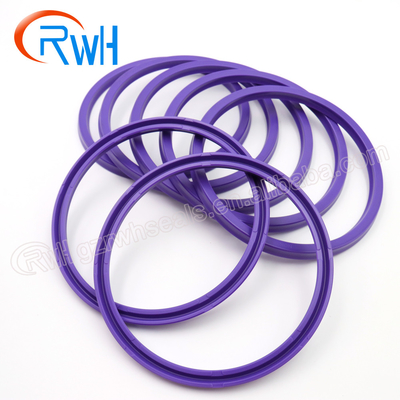 Color púrpura de la IDI de Rod Seal del tamaño estándar del material hidráulico de la PU