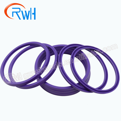 Color púrpura de la IDI de Rod Seal del tamaño estándar del material hidráulico de la PU