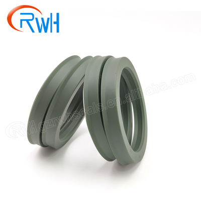 Material resistente de la PU de Rod Seals Hydraulic Green Color del pistón del aceite