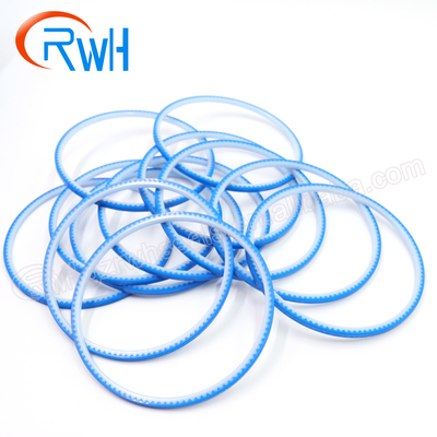 Excavador hidráulico de la correa eslabonada de Rod Seal Blue White For del pistón de la PU