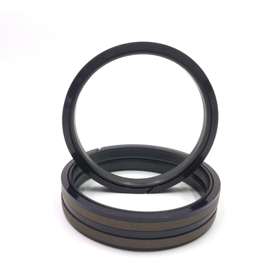 El sello hidráulico SPGW Brown del pistón de PTFE NBR colorea 3 meses de garantía
