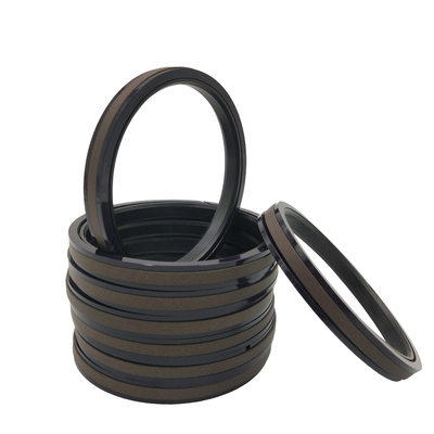El sello hidráulico SPGW Brown del pistón de PTFE NBR colorea 3 meses de garantía