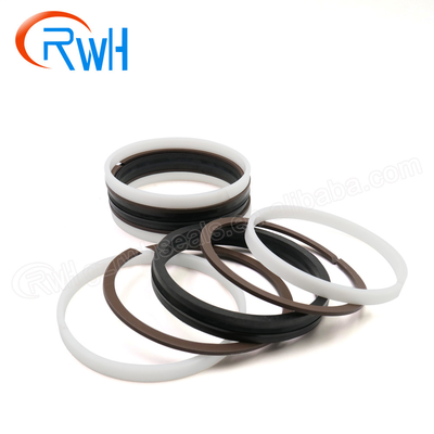 NCF hidráulico del sello PTFE NBR del pistón de RWH para el excavador de la correa eslabonada