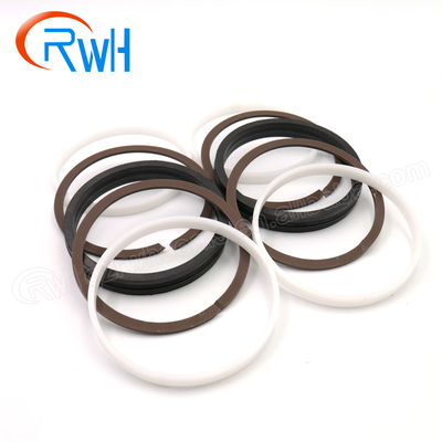 NCF hidráulico del sello PTFE NBR del pistón de RWH para el excavador de la correa eslabonada