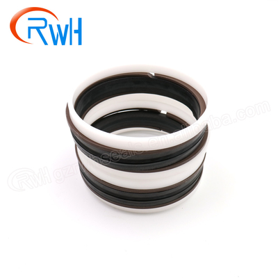 NCF hidráulico del sello PTFE NBR del pistón de RWH para el excavador de la correa eslabonada