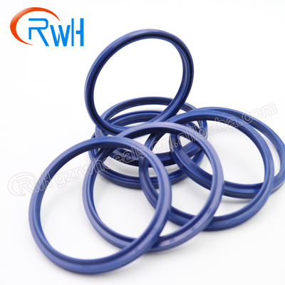 Excavador PU Hydraulic Dust Seal, sello azul del limpiador del ADO del color
