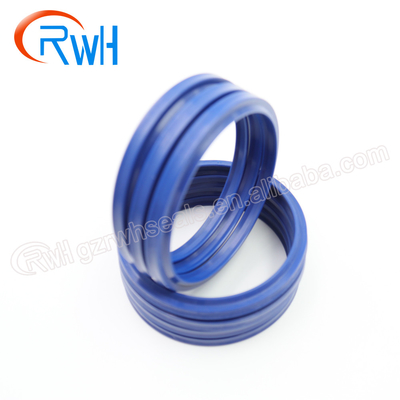 Excavador PU Hydraulic Dust Seal, sello azul del limpiador del ADO del color