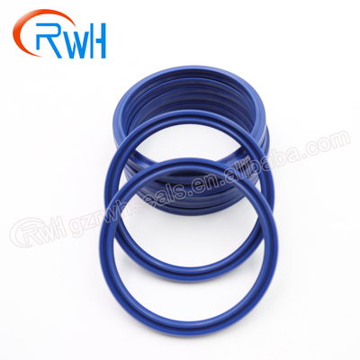 Excavador PU Hydraulic Dust Seal, sello azul del limpiador del ADO del color