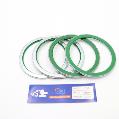 Cubo Pin Hydraulic Dust Seal VAY Ring Pu Material encajonado metal