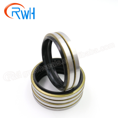 Color negro del polvo del excavador DKB del sello del material de goma hidráulico del hierro