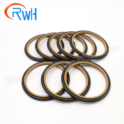 Anillo hidráulico HBTS PTFE NBR del almacenador intermediario del material de construcción