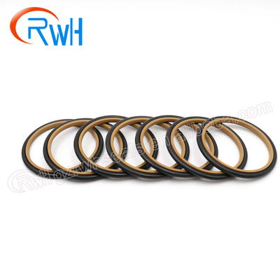 Anillo hidráulico HBTS PTFE NBR del almacenador intermediario del material de construcción