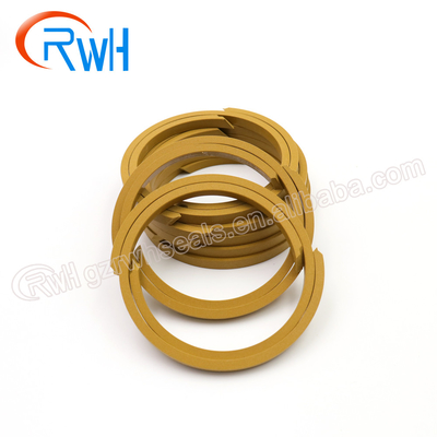 Sellos hidráulicos de bronce de Ring Kzt Hydraulic Piston Oil del desgaste de Ptfe