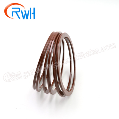 Sello de goma hidráulico de PTFE, anillo de respaldo BRILLANTE del cilindro hidráulico