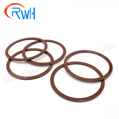 Sello de goma hidráulico de PTFE, anillo de respaldo BRILLANTE del cilindro hidráulico