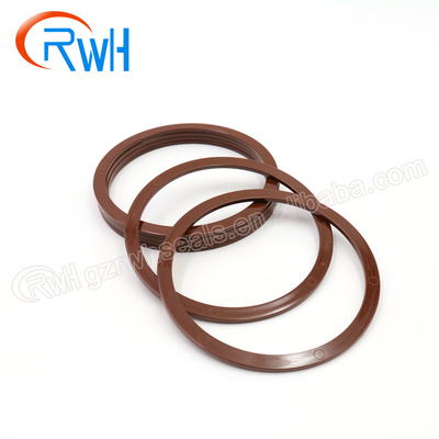 Sello de goma hidráulico de PTFE, anillo de respaldo BRILLANTE del cilindro hidráulico
