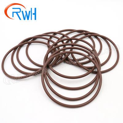 PU O Ring Stander Customized Size For del color de Brown mecánico