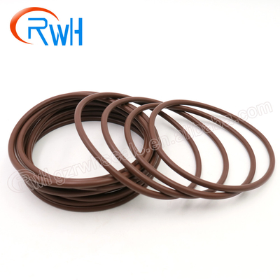 PU O Ring Stander Customized Size For del color de Brown mecánico