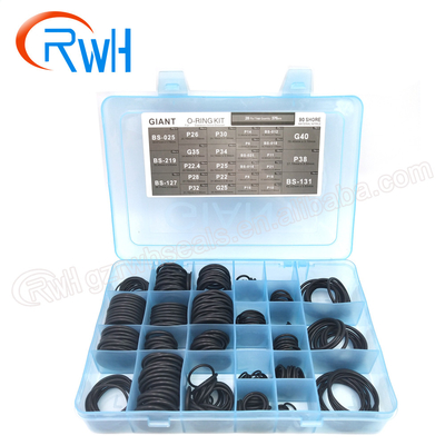 sello de goma hidráulico O Ring Kit Box For Daewoo/Doosan de 376pcs NBR90