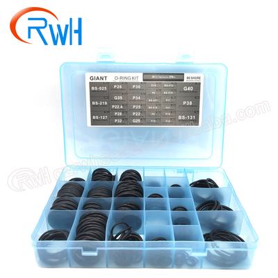 sello de goma hidráulico O Ring Kit Box For Daewoo/Doosan de 376pcs NBR90