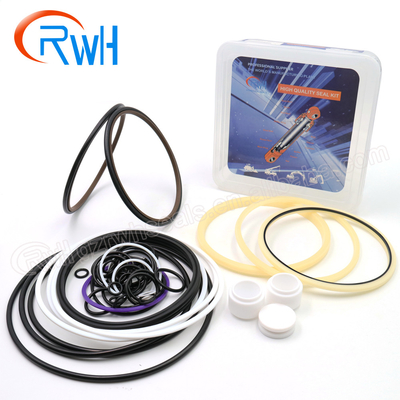 Material hidráulico del equipo PTFE del sello del triturador de la roca de HB20G con la manguera blanca