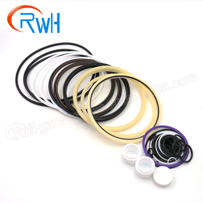 Material hidráulico del equipo PTFE del sello del triturador de la roca de HB20G con la manguera blanca