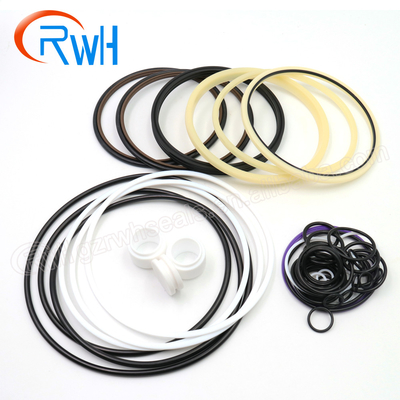 Material hidráulico del equipo PTFE del sello del triturador de la roca de HB20G con la manguera blanca