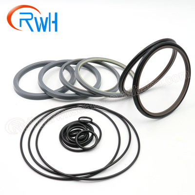 Material de Seal Kit PTFE del excavador del triturador de la roca de Daemo para DMB 140