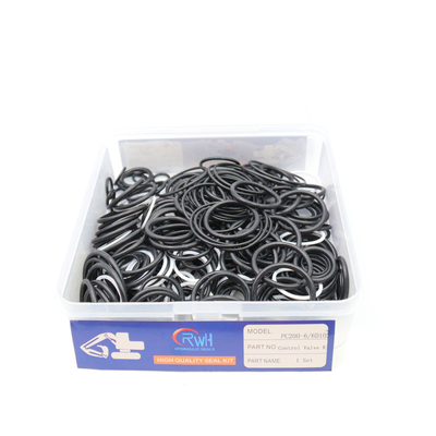 6D102 material de Kit Control Valve PTFE del sello del excavador PC200-6 KOMATSU