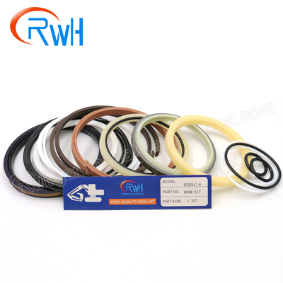 Excavador Seal Kit, equipo de R220LC-9 Hyundai del auge del cilindro de PTFE