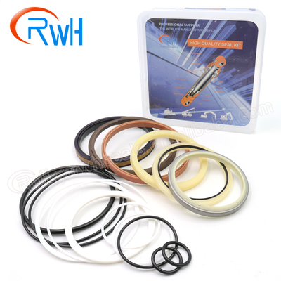 PTFE/excavador de Kit Fit Hyundai R220LC-9 del sello del cubo de la fibra