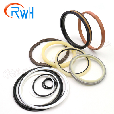 PTFE/excavador de Kit Fit Hyundai R220LC-9 del sello del cubo de la fibra