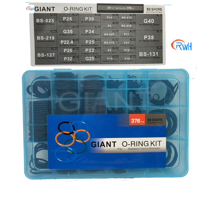 Glándula gigante NBR O Ring Box Black For Excavator Daewoo Doosan